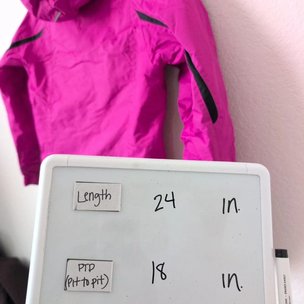 Columbia Girls Pink Omni-Heat Omni-Tech Insulated Winter Jacket Snow Sz‎ M 10/12